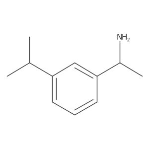 1-[3-(Propan-2-yl)phenyl]ethan-1-amine Structure
