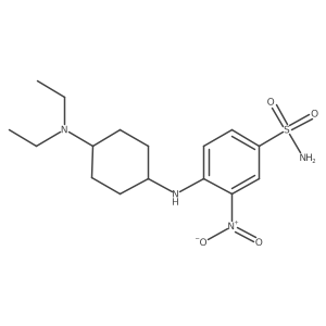 4-[[4-(Diethylamino)cyclohexyl]amino]-3-nitrobenzenesulfonamide Structure