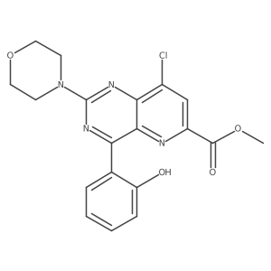 Methyl 8-chloro-4-(2-hydroxyphenyl)-2-morpholin-4-ylpyrido[3,2-d]pyrimidine-6-carboxylate Structure