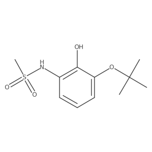 N-(3-Tert-butoxy-2-hydroxyphenyl)methanesulfonamide结构式