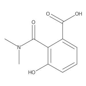 2-(Dimethylcarbamoyl)-3-hydroxybenzoic acid Structure