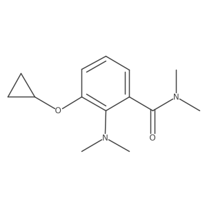 3-Cyclopropoxy-2-(dimethylamino)-N,N-dimethylbenzamide Structure