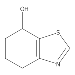 4,5,6,7-Tetrahydrobenzo[d]thiazol-7-ol结构式