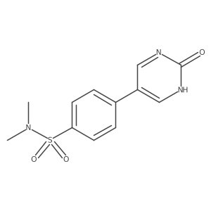 5-(4-N,N-Dimethylsulfamoylphenyl)-2-hydroxypyrimidine结构式