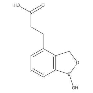 3-(1-hydroxy-3H-2,1-benzoxaborol-4-yl)propanoic acid Structure
