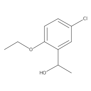 (S)-1-(5-Chloro-2-ethoxyphenyl)ethan-1-ol结构式