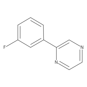 2-(3-Fluorophenyl)pyrazine Structure