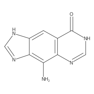 4-Amino-3,7-dihydro-8H-imidazo[4,5-g]quinazolin-8-one Structure