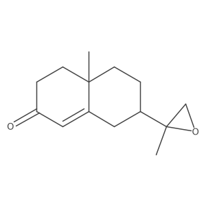 2(3H)-Naphthalenone, 4,4a,5,6,7,8-hexahydro-4a-methyl-7-(2-methyloxiranyl)-结构式