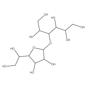4-[5-(1,2-Dihydroxyethyl)-3,4-dihydroxyoxolan-2-yl]oxyhexane-1,2,3,5,6-pentol Structure