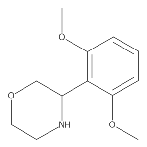 3-(2,6-Dimethoxyphenyl)morpholine Structure