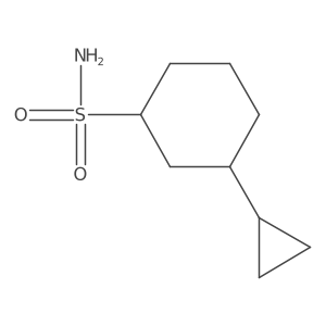 3-Cyclopropylcyclohexane-1-sulfonamide Structure
