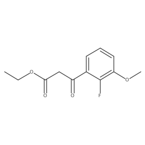 Ethyl 3-(2-fluoro-3-methoxyphenyl)-3-oxopropanoate Structure