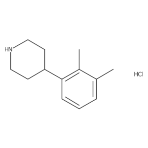 4-(2,3-Dimethylphenyl)piperidine hydrochloride Structure
