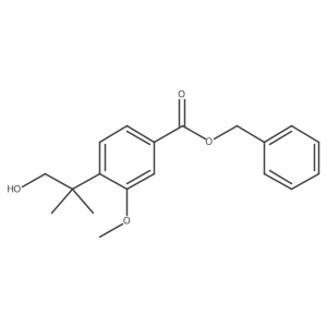 Benzyl 4-(1-hydroxy-2-methylpropan-2-yl)-3-methoxybenzoate Structure