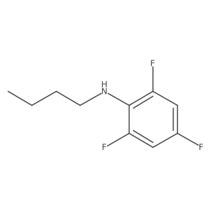 N-butyl-2,4,6-trifluoroaniline结构式