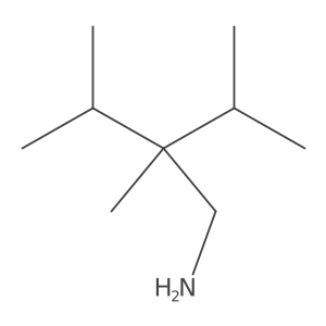 3-(Aminomethyl)-2,3,4-trimethylpentane结构式