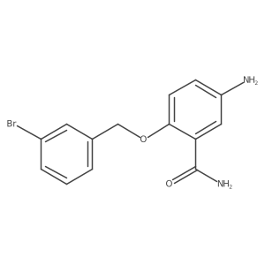 5-Amino-2-[(3-bromophenyl)methoxy]benzamide Structure