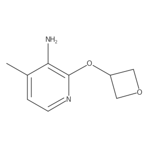 4-Methyl-2-(oxetan-3-yloxy)pyridin-3-amine结构式