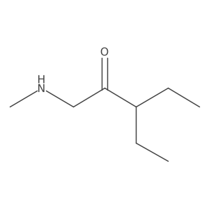 3-Ethyl-1-(methylamino)pentan-2-one结构式