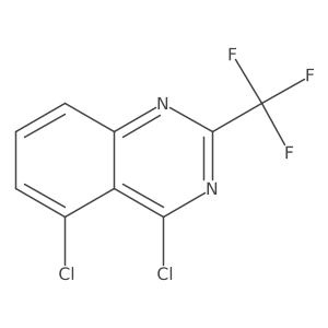 4,5-Dichloro-2-(trifluoromethyl)quinazoline结构式