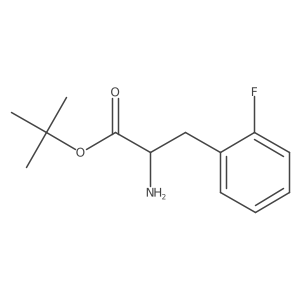 2-Fluoro-L-phenylalanine 1,1-dimethylethyl ester结构式