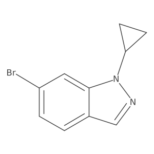 6-Bromo-1-cyclopropyl-1H-indazole Structure