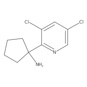 1-(3,5-Dichloropyridin-2-yl)cyclopentan-1-amine Structure