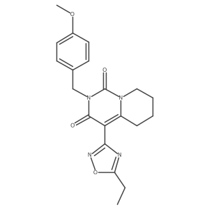4-(5-ethyl-1,2,4-oxadiazol-3-yl)-2-(4-methoxybenzyl)-5,6,7,8-tetrahydro-1H-pyrido[1,2-c]pyrimidine-1,3(2H)-dione Structure