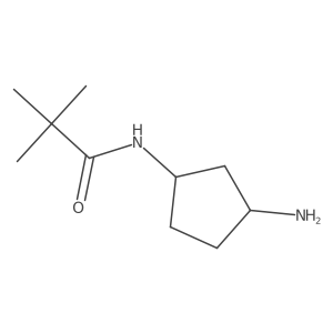 N-(3-Aminocyclopentyl)-2,2-dimethylpropanamide Structure