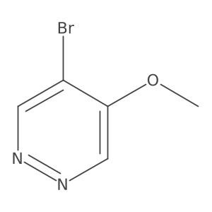 4-Bromo-5-methoxypyridazine Structure