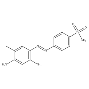 4-[(E)-(2,4-diamino-5-methylphenyl)diazenyl]benzenesulfonamide Structure