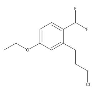 2-(3-Chloropropyl)-4-ethoxybenzodifluoride结构式