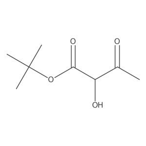 Tert-butyl 2-hydroxy-3-oxobutanoate结构式