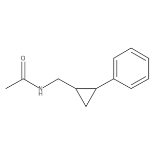 rel-N-[[(1R,2R)-2-Phenylcyclopropyl]methyl]acetamide Structure