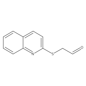 2-(Quinolin-2-ylsulfanyl)acetaldehyde Structure