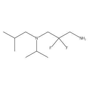 (3-Amino-2,2-difluoropropyl)(2-methylpropyl)(propan-2-yl)amine结构式