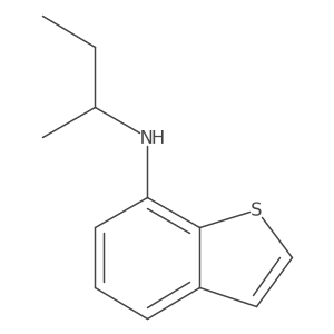 N-(Butan-2-yl)-1-benzothiophen-7-amine Structure