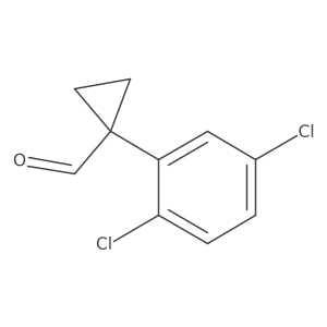 1-(2,5-Dichlorophenyl)cyclopropanecarbaldehyde Structure