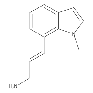 3-(1-methyl-1H-indol-7-yl)prop-2-en-1-amine Structure