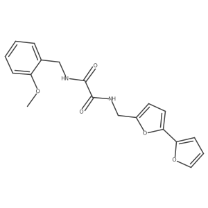 N1-([2,2'-bifuran]-5-ylmethyl)-N2-(2-methoxybenzyl)oxalamide Structure