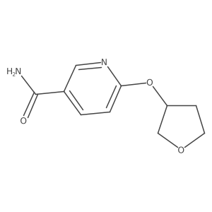 6-((Tetrahydrofuran-3-yl)oxy)nicotinamide结构式