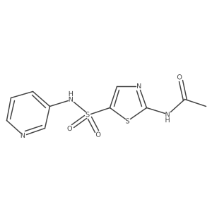 N-(5-(N-(pyridin-3-yl)sulfamoyl)thiazol-2-yl)acetamide Structure
