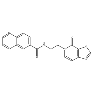 N-(2-(7-oxofuro[2,3-c]pyridin-6(7H)-yl)ethyl)quinoline-6-carboxamide Structure
