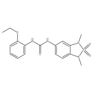 1-(1,3-Dimethyl-2,2-dioxido-1,3-dihydrobenzo[c][1,2,5]thiadiazol-5-yl)-3-(2-ethoxyphenyl)urea Structure