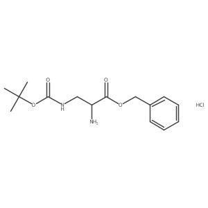 H-D-Dap(Boc)-OBzl.HCl Structure