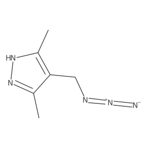 4-(azidomethyl)-3,5-dimethyl-1H-pyrazole Structure