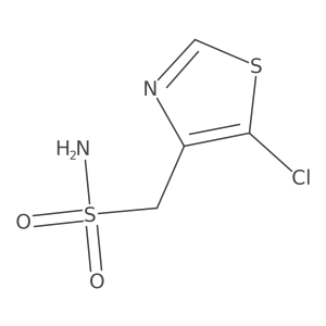 (5-Chloro-1,3-thiazol-4-yl)methanesulfonamide Structure