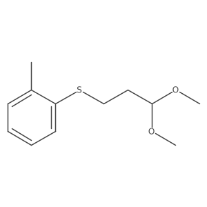 1-[(3,3-Dimethoxypropyl)sulfanyl]-2-methylbenzene Structure
