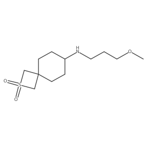 7-[(3-Methoxypropyl)amino]-2lambda6-thiaspiro[3.5]nonane-2,2-dione Structure